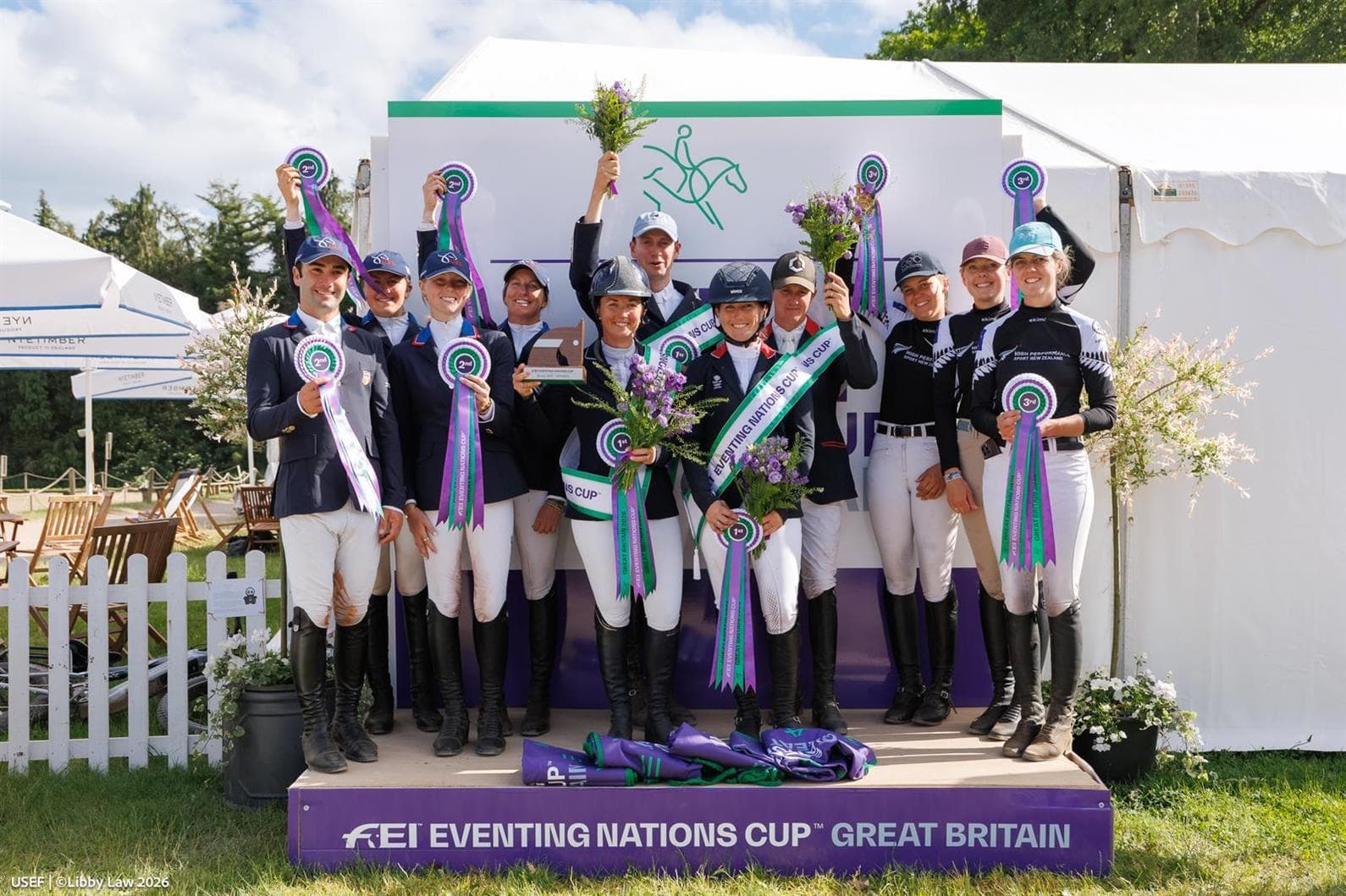 Defender U.S. Eventing Team Takes Silver at FEI Eventing Nations Cup Great Britain CCIO4*-NC-S